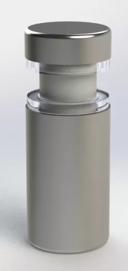 Spacing holder for glass