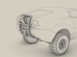 spare wheel bracket