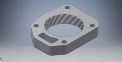 Spiral type Throttle body spacer for K20A