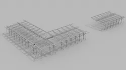 Steel Construction Details Sport Building - Çelik Strüktür Detayları (Spor Amaçlı Yapı)