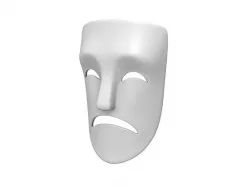 Theater Sad Mask