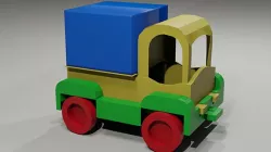 Toy low-poly Truck