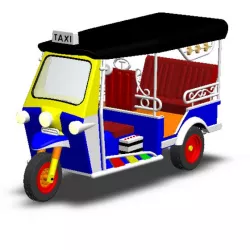 Tuk Tuk 3 Wheel Bangkok