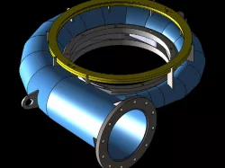 Turbine spiral casing