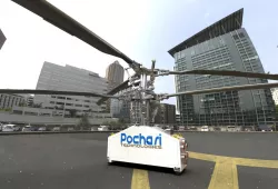 Unmanned aerial heavy lift crane