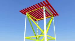 Water tank stand