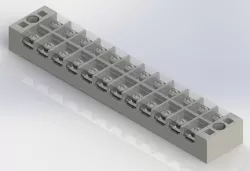 Weidu TB25XX, Configurable, Dual Row 2-12 Position Barrier Screw Terminal Strip 600V 25A