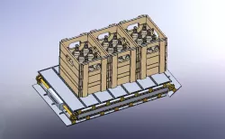 wine bottles transport on compact-module