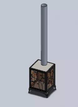 wooden stove