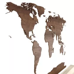 world map decor