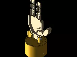 3 finger Robotic Arm