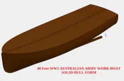 40 Foot WW2 Australian Army Work Boat