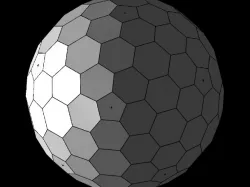 Advance Honeycomb Pattern on Sphere