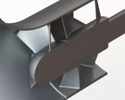 Axial Flow Impeller and Diffuser