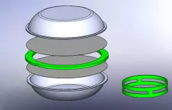 bag with canned food on module
