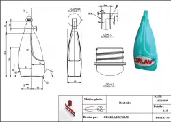 Bouteille en plastic