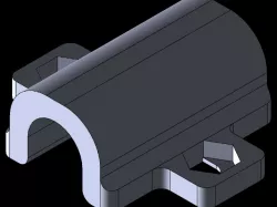 Bracket for 136:1 Sub-Micro Plastic Planetary Gearmotor.
