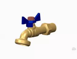 Brass Turn Hose BIbb