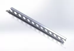 CASTILLATED BEAM OF 200 x 100 I BEAM