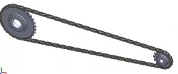 Chain and sprocket animation