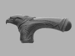 EAGLE CANE HANDLE_Low_Poly