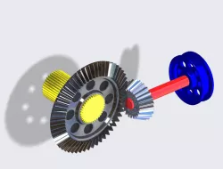 Gear and pulley