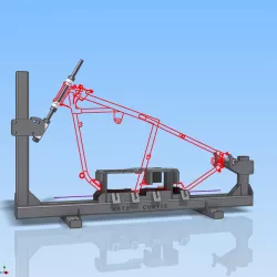 Harley Davidson Panhead Knucklehead hardtail frame jig