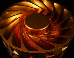 Laptop blower fan