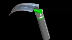 Laryngoscope CAD Model In SOLIDWORKS