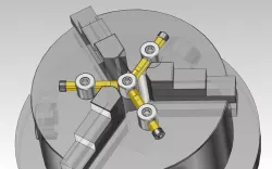 Lathe Chuck Material Stop- 3 jaw -magnetic