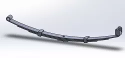 Leaf spring suspension