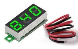 LED DC Digital Voltmeter 5V Display green