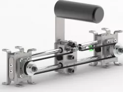Mechanics linear engine control for flight simulator (DIY)