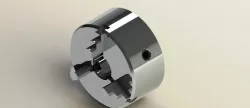 Placa de 3 castanhas (Lathe Chuck)