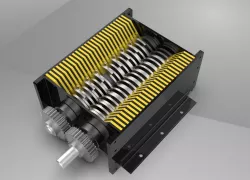 Plastic bottle shredder