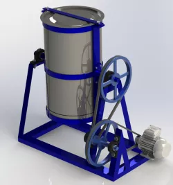 Plastic pigment mixer