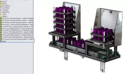 Pop-up system with Dual Track Conveyor