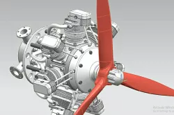 Radial Aircraft engine