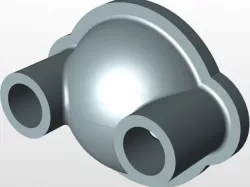 Revolve hole solid