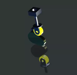 Simple Cam Follower Mechanism