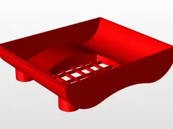 Soap case bottom