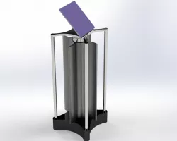 Solar wind mill