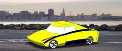 SPORTS CAR USING SURFACE MODELLING