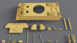 Tamiya 1/35 Sdkfz 171 Panther A Parts