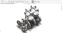 Two cylinder enginee