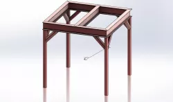 Weldment steel structure