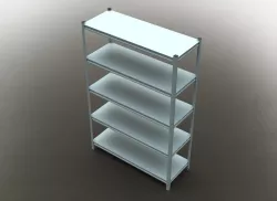 White shelf
