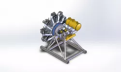 1/4 Scale Bentley BR2 Rotory Engine