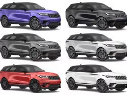 2018 Land Rover Range Rover Velar All Colors 3D model