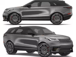 2018 Land Rover Range Rover Velar Corris Grey 3D model